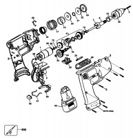 BLACK & DECKER 1965 SCRU-DRILL (TYPE 2) Spare Parts