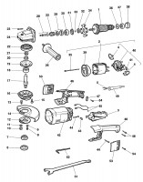 DEWALT DW474 ANGLE GRINDER (TYPE 1) Spare Parts