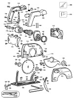 BLACK & DECKER KS850 CIRCULAR SAW (TYPE 1) Spare Parts