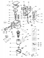 ELU SH60K DEMOLITION HAMMER (TYPE 1) Spare Parts