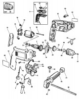 BLACK & DECKER KD577 DRILL (TYPE 1) Spare Parts