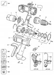 ELU BSA10K CORDLESS DRILL (TYPE 1) Spare Parts