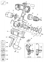 BLACK & DECKER P1955K CORDLESS DRILL (TYPE 1) Spare Parts