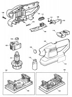 BLACK & DECKER 374455 ORBITAL SANDER (TYPE 2) Spare Parts