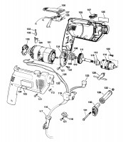 Black & Decker KD355RE Type 1 Drill Spare Parts - Part Shop Direct