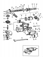 BLACK & DECKER KG2023 ANGLE GRINDER (TYPE 1) Spare Parts