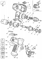 BLACK & DECKER KC8452 CORDLESS DRILL (TYPE 1) Spare Parts