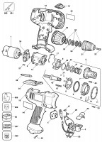 BLACK & DECKER KC1282C CORDLESS DRILL (TYPE 1) Spare Parts