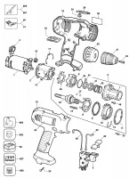 BLACK & DECKER KC1482 CORDLESS DRILL (TYPE 1) Spare Parts