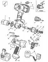 BLACK & DECKER KC8402C CORDLESS DRILL (TYPE 1) Spare Parts