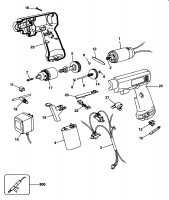 BLACK & DECKER KC9045 CORDLESS DRILL (TYPE 1) Spare Parts