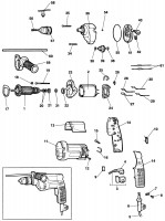 DEWALT DW150 DRILL (TYPE 1) Spare Parts