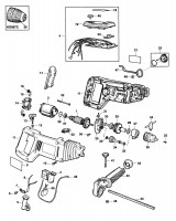 BLACK & DECKER KD997CRT DRILL (TYPE 1) Spare Parts