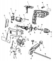 BLACK & DECKER KD578 HAMMER DRILL (TYPE 1) Spare Parts