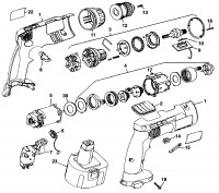 DEWALT DW961 CORDLESS DRILL (TYPE 2) Spare Parts