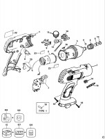 DEWALT DW967 CORDLESS DRILL (TYPE 1) Spare Parts