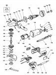 DEWALT DW458K ANGLE GRINDER (TYPE 1) Spare Parts