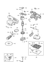 BLACK & DECKER KA200 SANDER (TYPE 1) Spare Parts