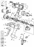 ELU SBA71K CORDLESS DRILL (TYPE 2) Spare Parts