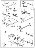 DEWALT DE6900 ROUTER TABLE (TYPE 1) Spare Parts