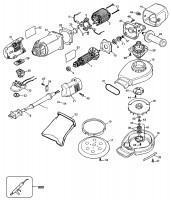 DEWALT DW443 SANDER (TYPE 1) Spare Parts