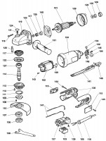 DEWALT DW806 ANGLE GRINDER (TYPE 1) Spare Parts