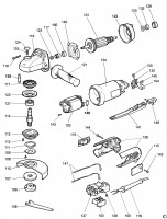 DEWALT DW813 ANGLE GRINDER (TYPE 1) Spare Parts