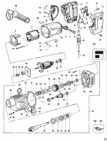 ELU DB11EK DIAMOND DRILL (TYPE 1) Spare Parts