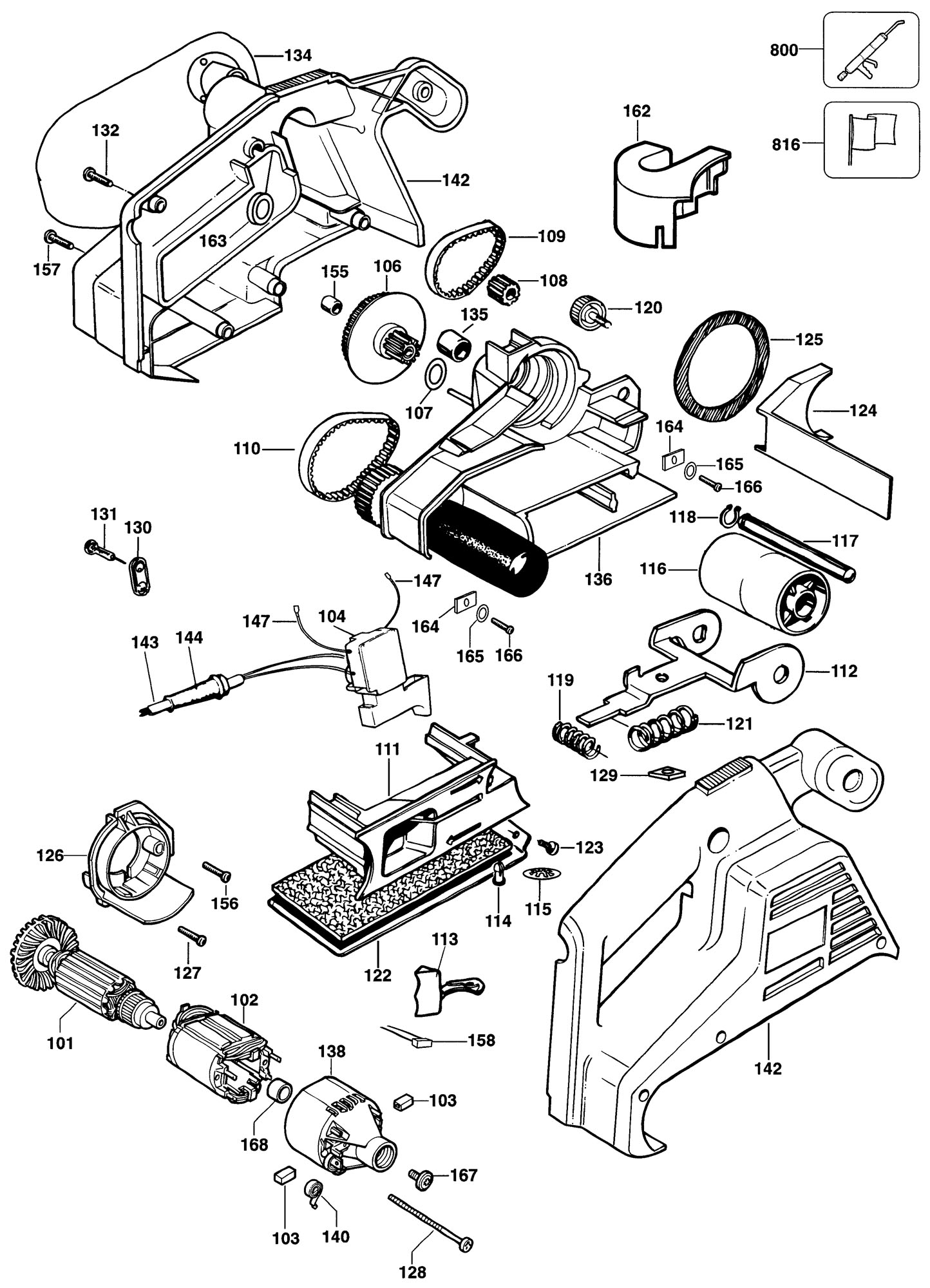 Image of Black & Decker KA75 belt sander