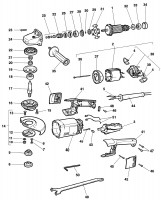 DEWALT DW846 ANGLE GRINDER (TYPE 1) Spare Parts