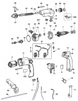 DEWALT DW501-----C DRILL (TYPE 1) Spare Parts