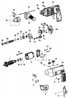 DEWALT DW509 DRILL (TYPE 1) Spare Parts