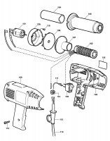 BLACK & DECKER KX1600 HEATGUN (TYPE 2) Spare Parts