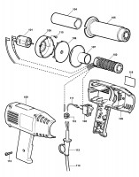 BLACK & DECKER KX1600 HEATGUN (TYPE 2) Spare Parts