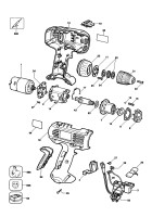 DEWALT DW922K CORDLESS DRILL (TYPE 1-2) Spare Parts