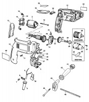 BLACK & DECKER KD574CRE DRILL (TYPE 3) Spare Parts