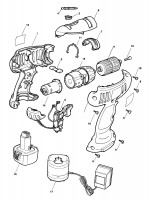 BLACK & DECKER KC1252 DRILL (TYPE 1) Spare Parts