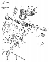 BLACK & DECKER KD900RE HAMMER (TYPE 1) Spare Parts