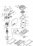 DEWALT DW634 ORBITAL SANDER (TYPE 1) Spare Parts