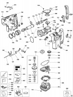 DEWALT DW545 ROTARY HAMMER (TYPE 3) Spare Parts