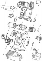 BLACK & DECKER KC9682CK DRILL (TYPE 1) Spare Parts