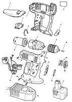 BLACK & DECKER KC1282CK DRILL (TYPE 1) Spare Parts