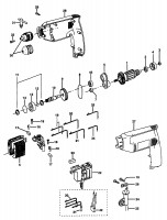 DEWALT DW173 DRILL (TYPE 1) Spare Parts