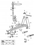 DEWALT DE6661 PLANER STAND (TYPE 1) Spare Parts