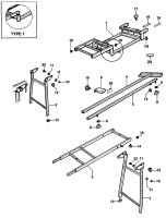 DEWALT DE7047 EXTENSION TABLE (TYPE 1) Spare Parts