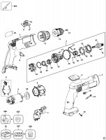 DEWALT DW976 CORDLESS DRILL (TYPE 1) Spare Parts