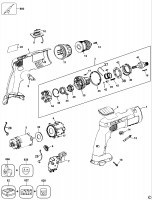 DEWALT DW998 CORDLESS DRILL (TYPE 3) Spare Parts