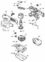 BLACK & DECKER KA110 ORBITAL SANDER (TYPE 1) Spare Parts