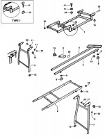 DEWALT DE7043 EXTENSION TABLE (TYPE 1) Spare Parts