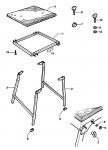 DEWALT DE1000 LEG STAND (TYPE 1) Spare Parts